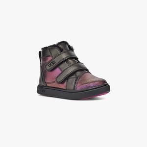 Ugg Rennon II Shimmer Kids Sneakers Black/Pink (2915NKRMQ)